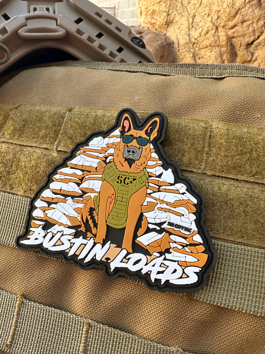 "Bustin Loads" K9 PVC Patch