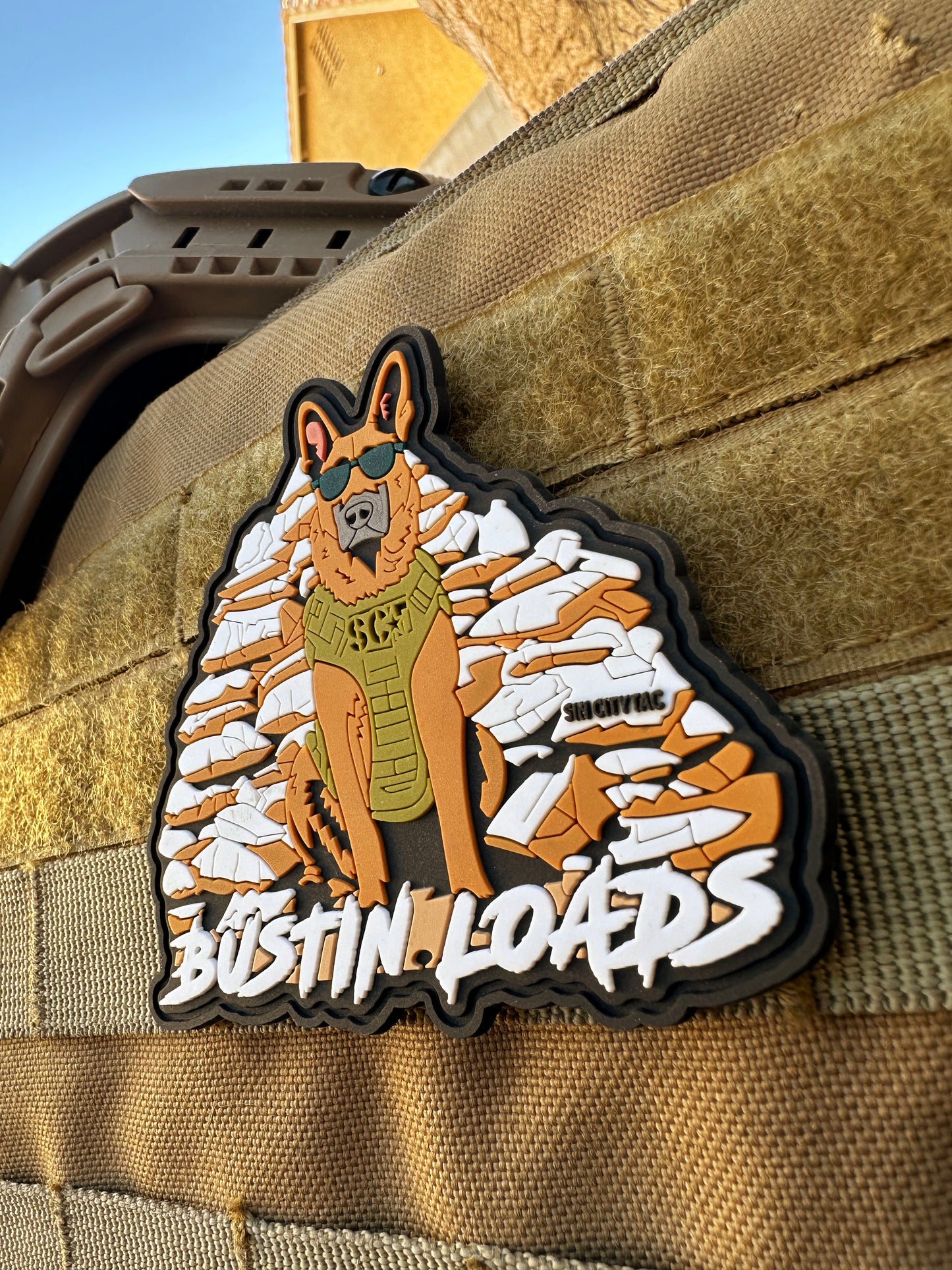 "Bustin Loads" K9 PVC Patch