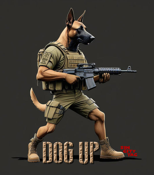 K9 "Dog Up" Vinyl Decal Sticker