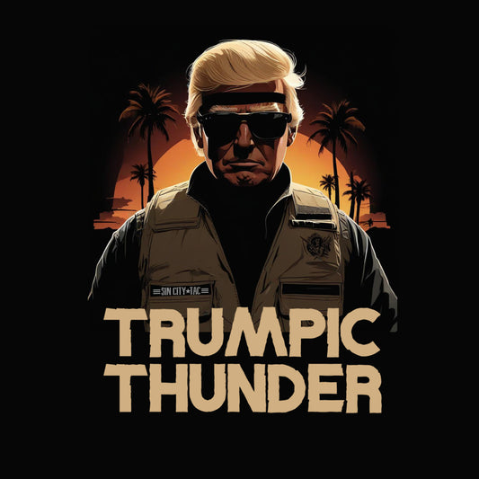 Trump "Trumpic Thunder" Vinyl Decal Sticker